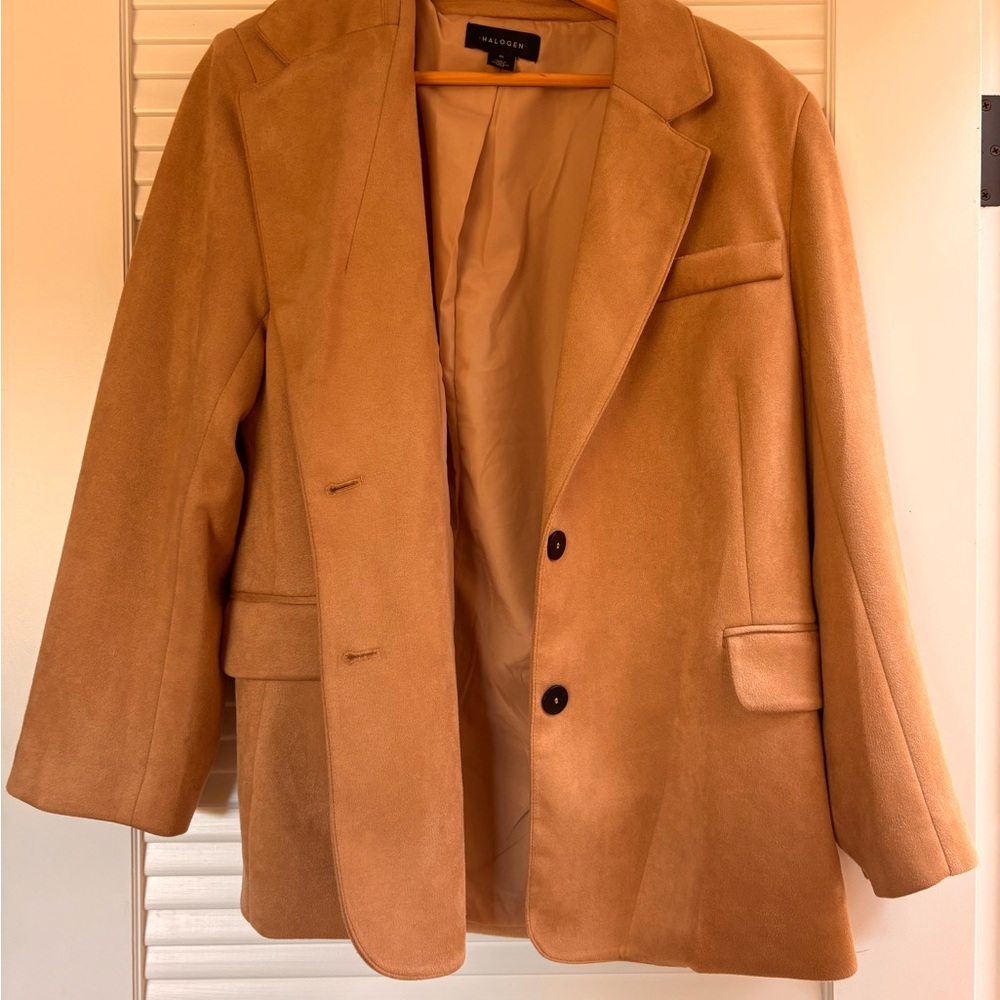 Halogen Camel Blazer Jacket